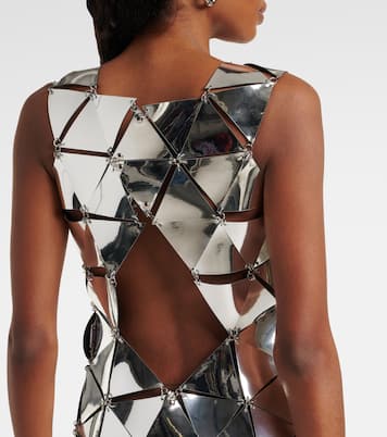 Abito corto Assembly con cut-out | Rabanne