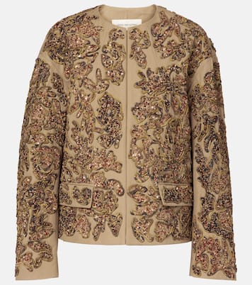 Veste en coton à sequins | Dries Van Noten