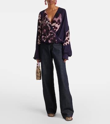 Jeans a gamba larga e vita alta | Dries Van Noten