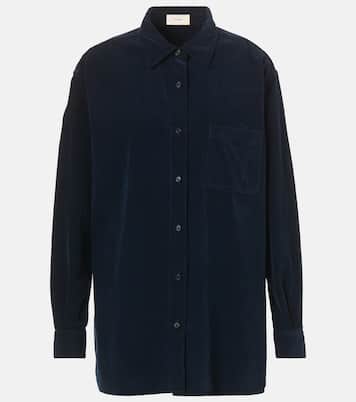 Camicia Nesson in velluto di cotone a coste | The Row