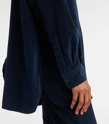 Camicia Nesson in velluto di cotone a coste | The Row