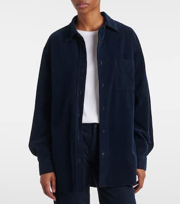 Camicia Nesson in velluto di cotone a coste | The Row