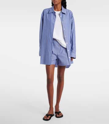 Shorts Nicasia in popeline di cotone | The Row