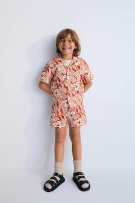 Shorts Filotis in cotone con stampa | The New Society