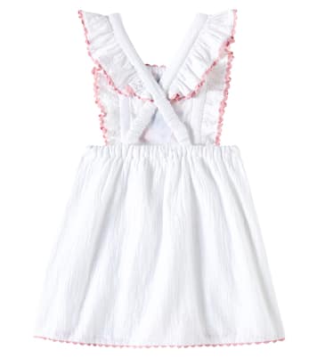 Besticktes Kleid Huguette aus Baumwoll-Gaze | Louise Misha