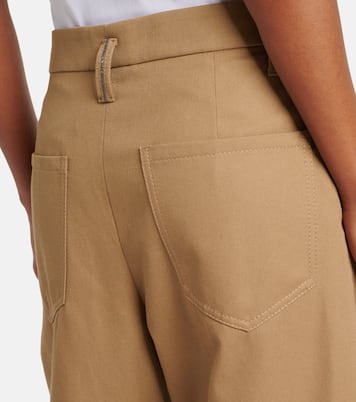 Weite Hose Monili aus Baumwolle | Brunello Cucinelli