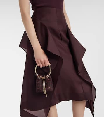 Bon Bon Micro mesh bucket bag | Jimmy Choo
