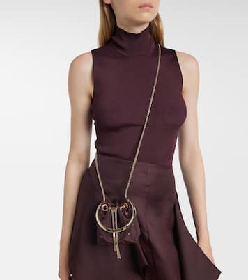 Bon Bon Micro mesh bucket bag | Jimmy Choo