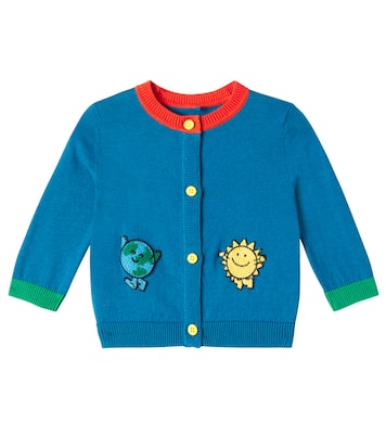 Baby Cardigan aus Baumwolle und Wolle | Stella McCartney Kids