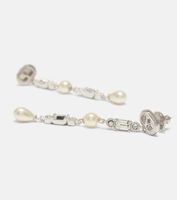 Pendientes Ovalette adornados con Swarovski® y VLogo  | Valentino