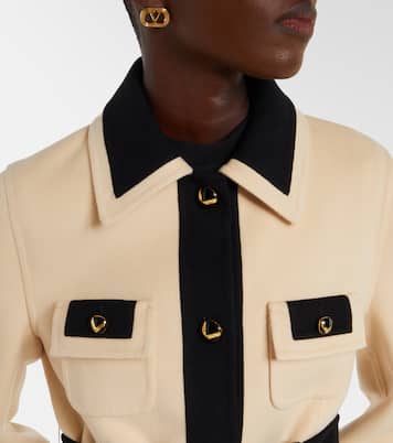 Belted wool and cashmere coat | Valentino