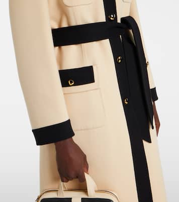 Belted wool and cashmere coat | Valentino