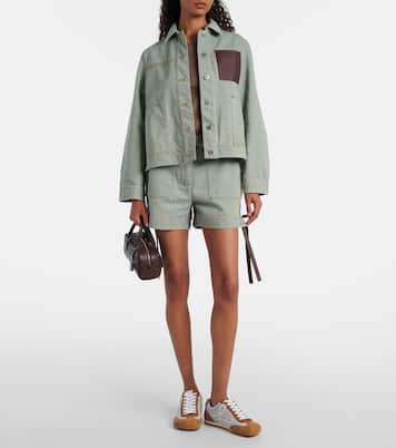 Tote Amazona 23 Short aus Leder | Loewe