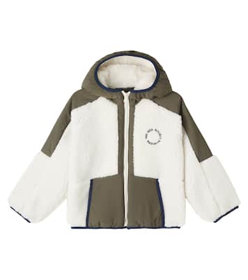 Ninette faux shearling-trimmed jacket | The New Society