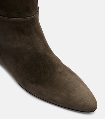 Stiefel aus Veloursleder | Gianvito Rossi
