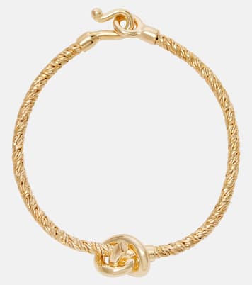 Bracciale Knot in argento sterling bagnato in oro | Bottega Veneta