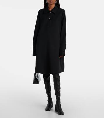 Leather over-the-knee boots | Jil Sander