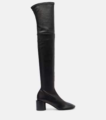 Leather over-the-knee boots | Jil Sander