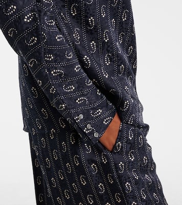 Paisley jacquard shirt | Tory Burch