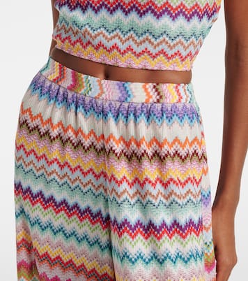 Zig Zag 라메 팔라초 팬츠 | Missoni