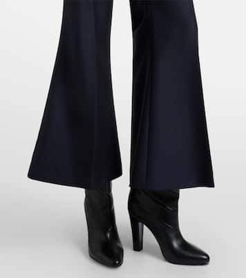 Wool and mohair flared pants | Valentino