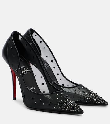 Pumps Miss Z 100 aus Mesh mit Kristallen | Christian Louboutin