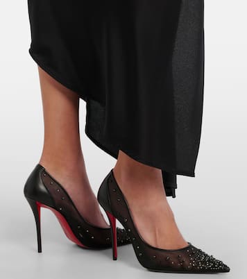 Pumps Miss Z 100 aus Mesh mit Kristallen | Christian Louboutin