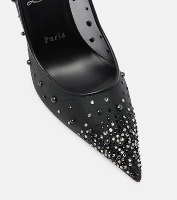 Pumps Miss Z 100 aus Mesh mit Kristallen | Christian Louboutin