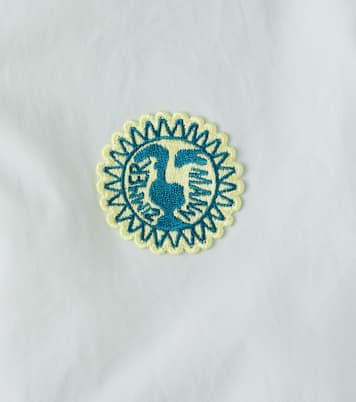 Awaken embroidered scalloped cotton shirt | Zimmermann Kids