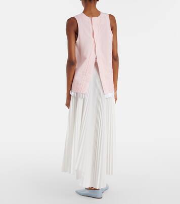 تنورة طويلة من الموسلين Plissé | Plan C