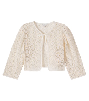 Jora floral cotton lace jacket | Bebe Organic