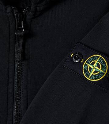 Kapuzenjacke Compass aus Baumwoll-Jersey | Stone Island Junior