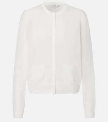 Summer semi-sheer cotton-blend cardigan | Dorothee Schumacher