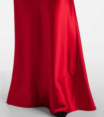 Halterneck satin gown | Ralph Lauren Collection