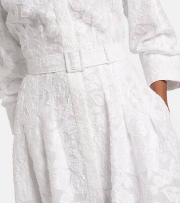 Robe longue Courtney en jacquard d'organza | Simkhai