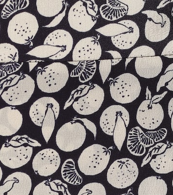 Pantaloni Cecilia a stampa in seta | Stella McCartney