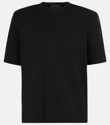 Camiseta de punto fino de algodón | Wardrobe.NYC