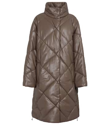 Anissa quilted faux leather coat | Stand Studio