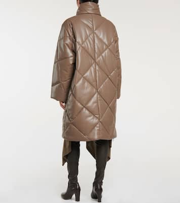 Anissa quilted faux leather coat | Stand Studio