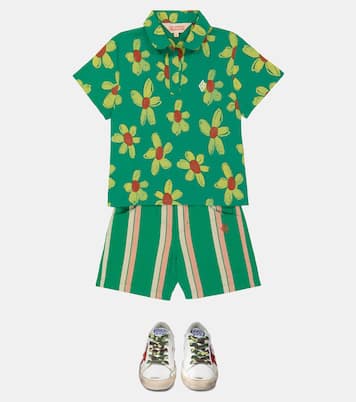 Chemise Kangaroo en coton à fleurs | The Animals Observatory