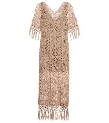 Vestido largo Savannah en croché de algodón | Anna Kosturova