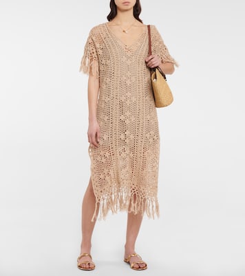 Vestido largo Savannah en croché de algodón | Anna Kosturova