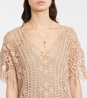 Vestido largo Savannah en croché de algodón | Anna Kosturova