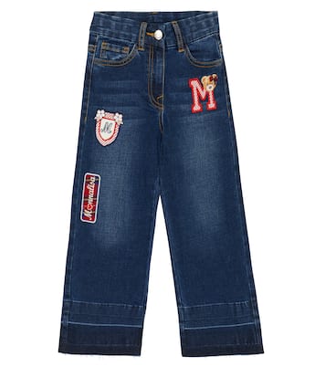 Bestickte Jeans | Monnalisa