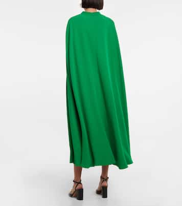 Robe midi en crêpe de soie | Valentino