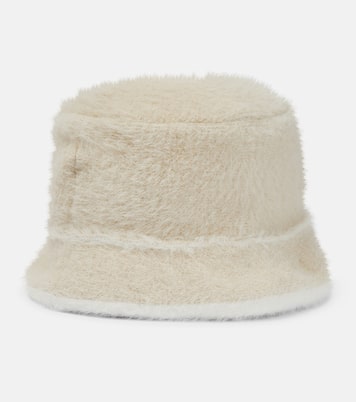 Le bob Neve faux fur bucket hat | Jacquemus