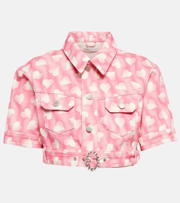 Printed cropped jacket | Alessandra Rich