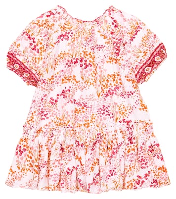 Abito Amelie in cotone con ricami | Poupette St Barth Kids