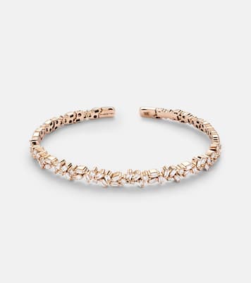 Bracelet Fireworks en or rose 18 ct et diamants | Suzanne Kalan