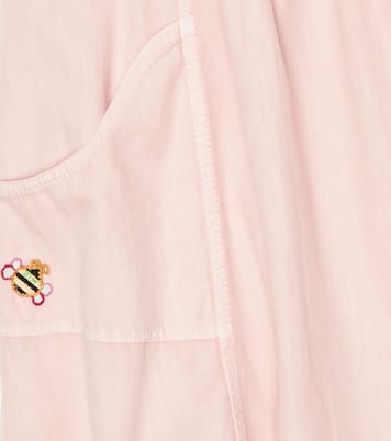 Abito Clover Utility in cotone e lino | Zimmermann Kids